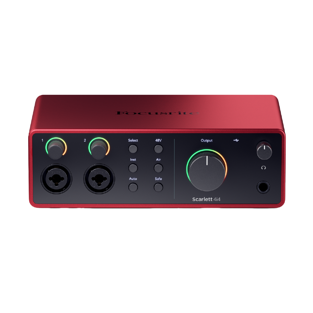 Focusrite Focusrite / Scarlett 4i4 USB錄音介面(4代)(iOS可用)台灣代理公司貨 — 三峽錄音 / 音響