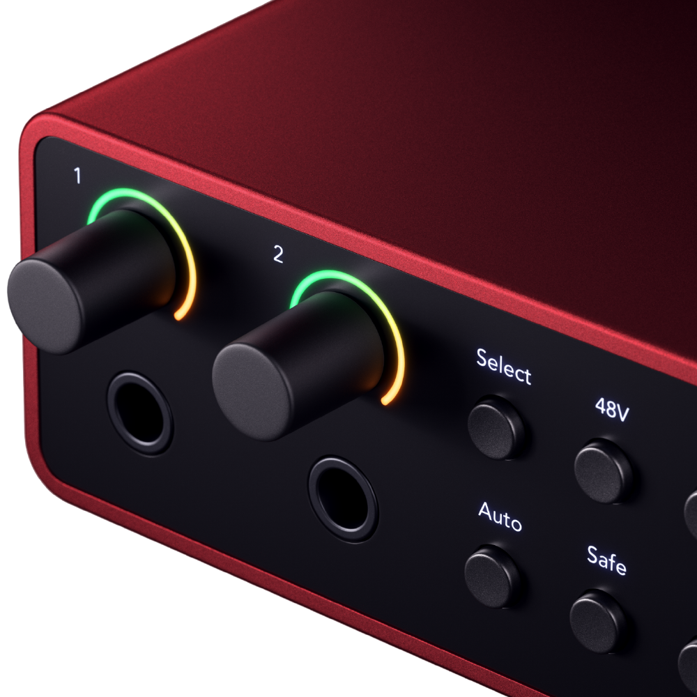 Focusrite Focusrite / Scarlett 4i4 USB錄音介面(4代)(iOS可用)台灣代理公司貨 第 3 張圖片｜三峽錄音 / 音響
