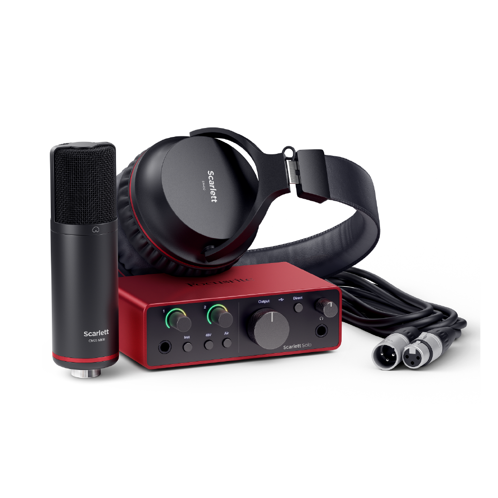Focusrite Focusrite / Scarlett Solo USB錄音介面&套組(4代)(iOS可用)台灣代理公司貨 第 4 張圖片｜三峽錄音 / 音響
