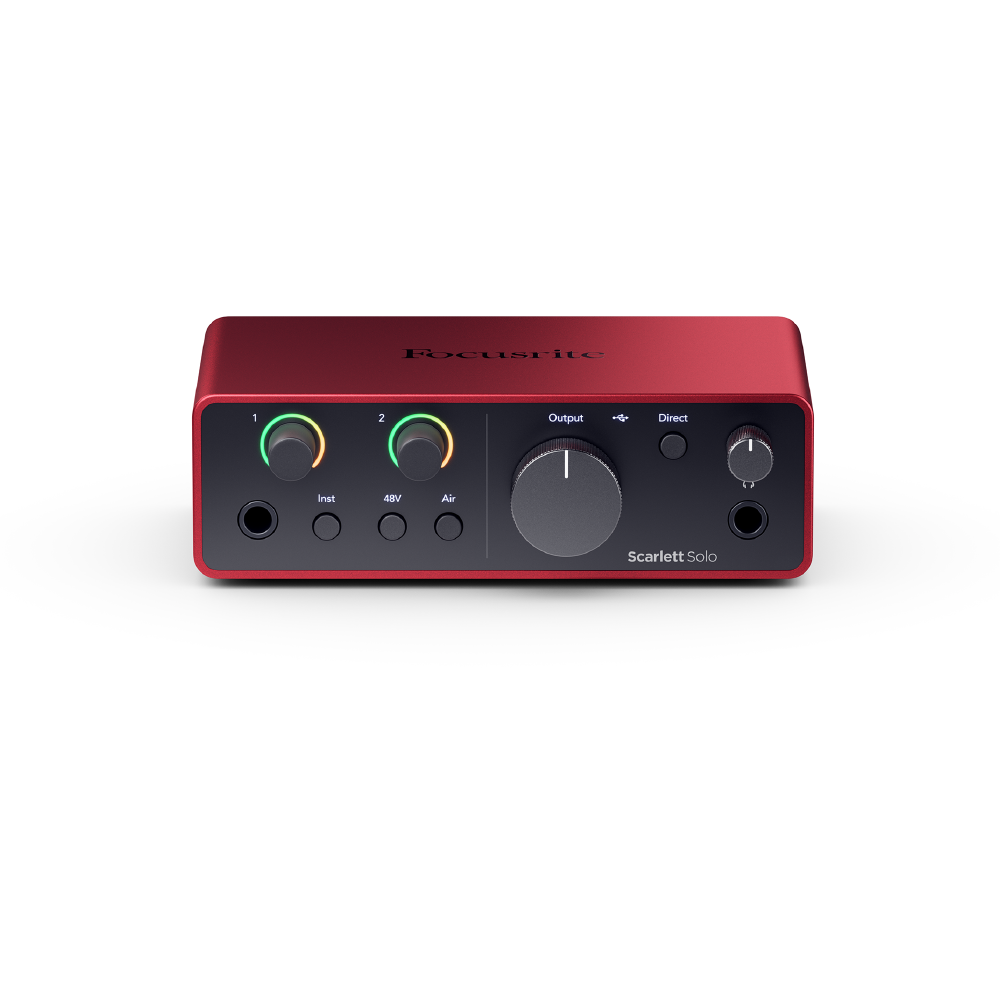 Focusrite Focusrite / Scarlett Solo USB錄音介面&套組(4代)(iOS可用)台灣代理公司貨 — 三峽錄音 / 音響