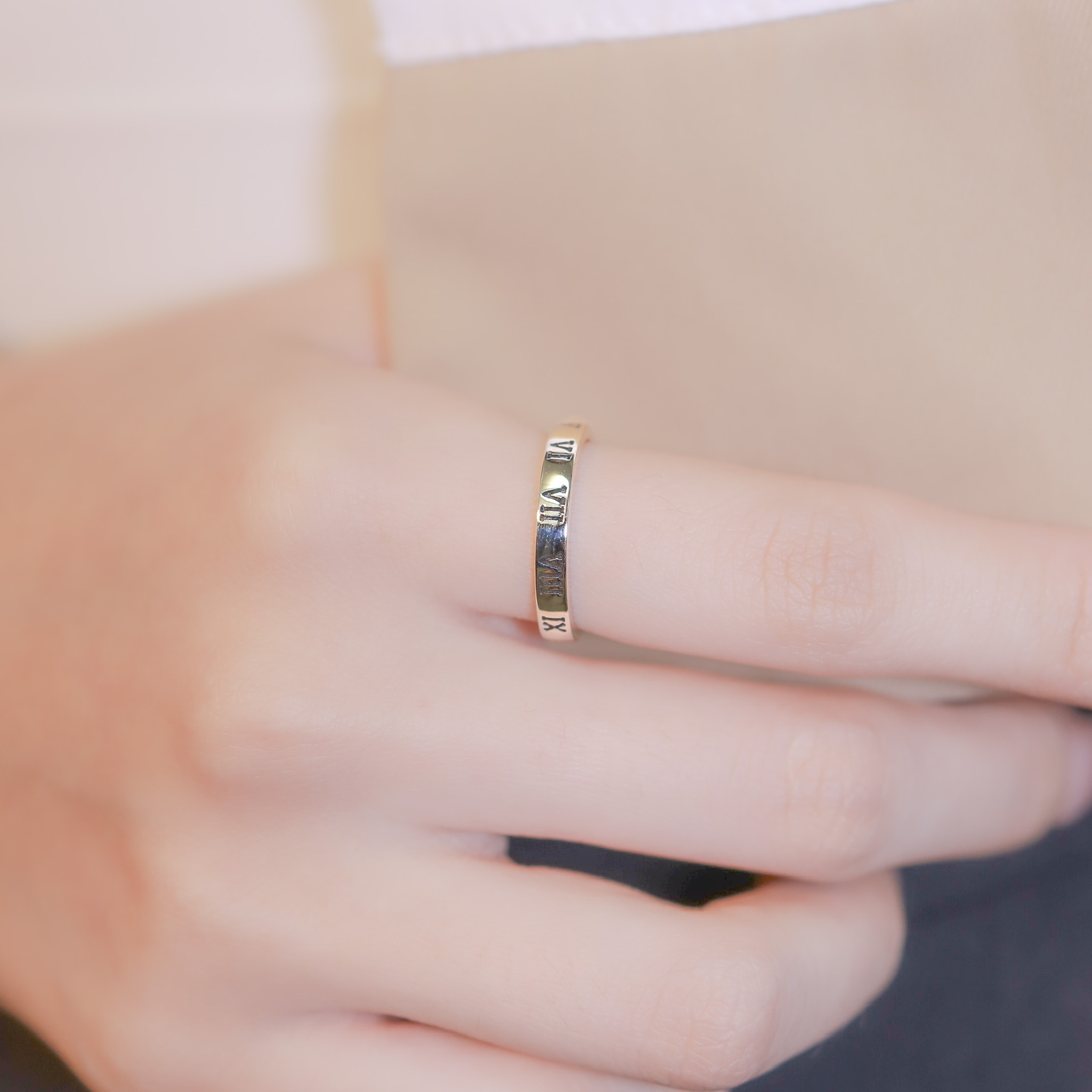 | 925純銀 | 羅馬數字戒指 | RI0575 |