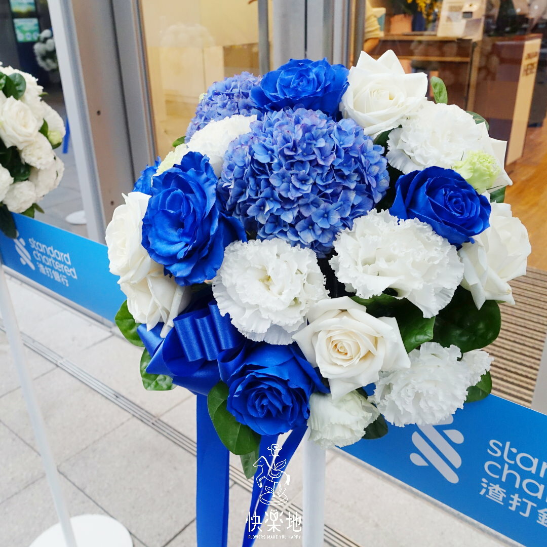 ★統籌贈花設計★剪綵▪客制鮮花花球▪LOGO綵帶訂製▪客制綵帶