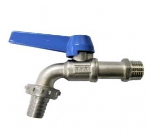 "TYT"長身藍柄波子龍頭1/2"X3/4"(右開)