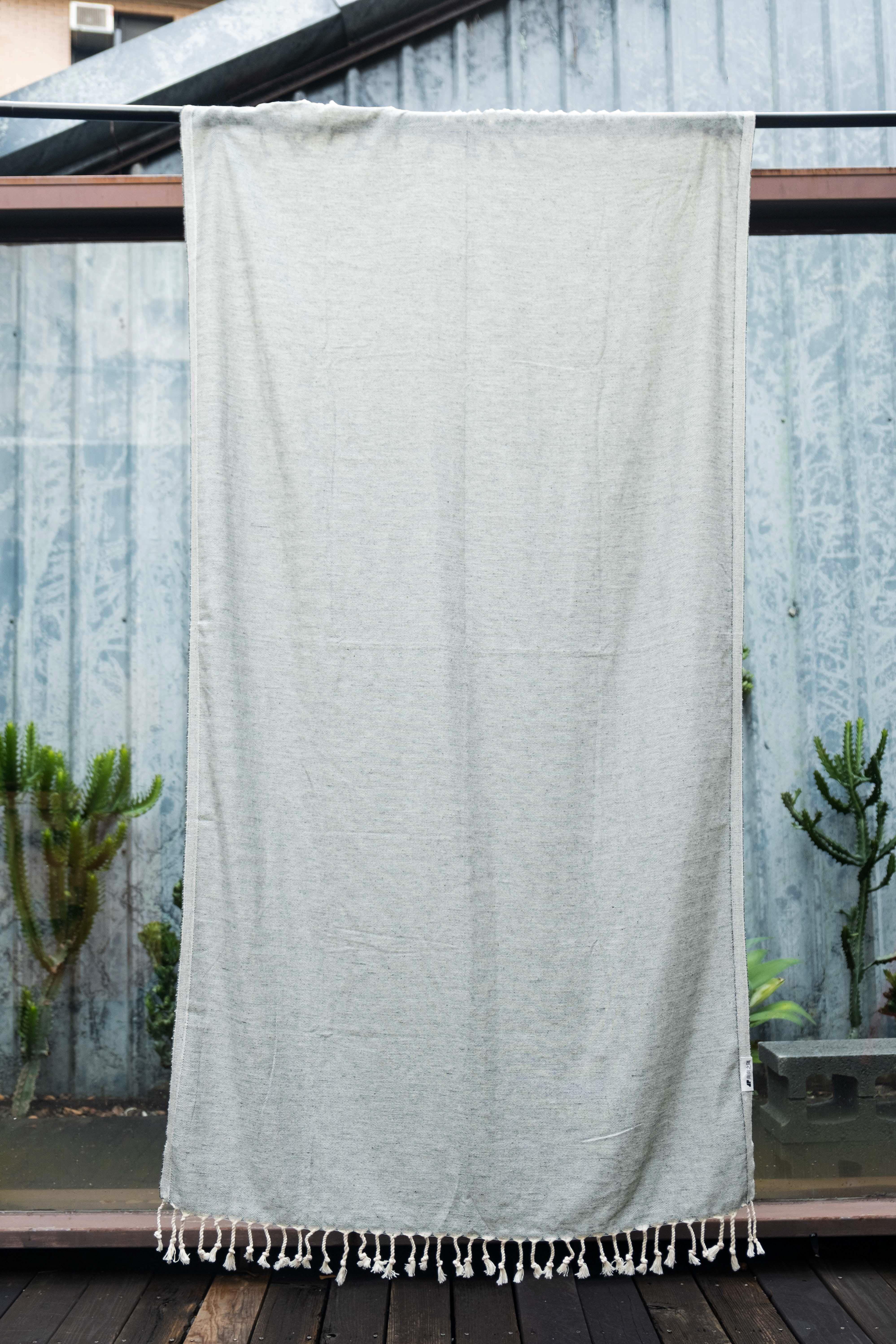 布爾丹手工織巾｜樸素 - 綠｜土耳其