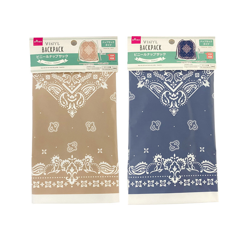 後背式束口袋/Paisley