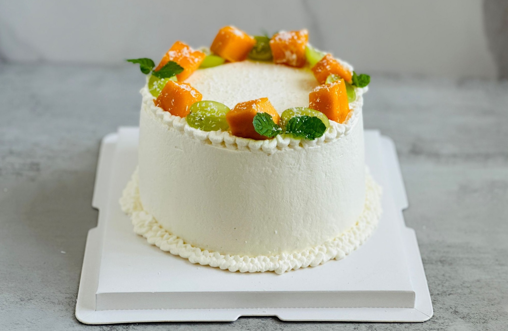 芒果椰奶凍蛋糕