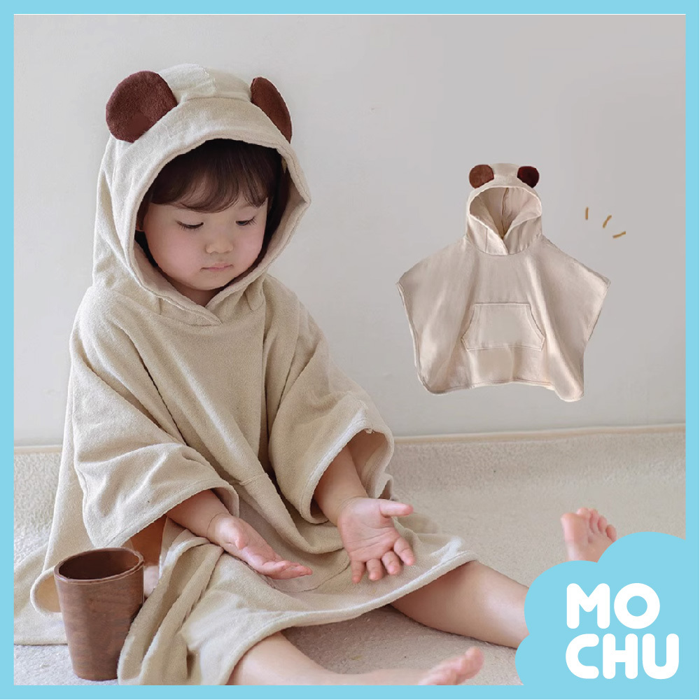 動物連帽斗篷浴袍