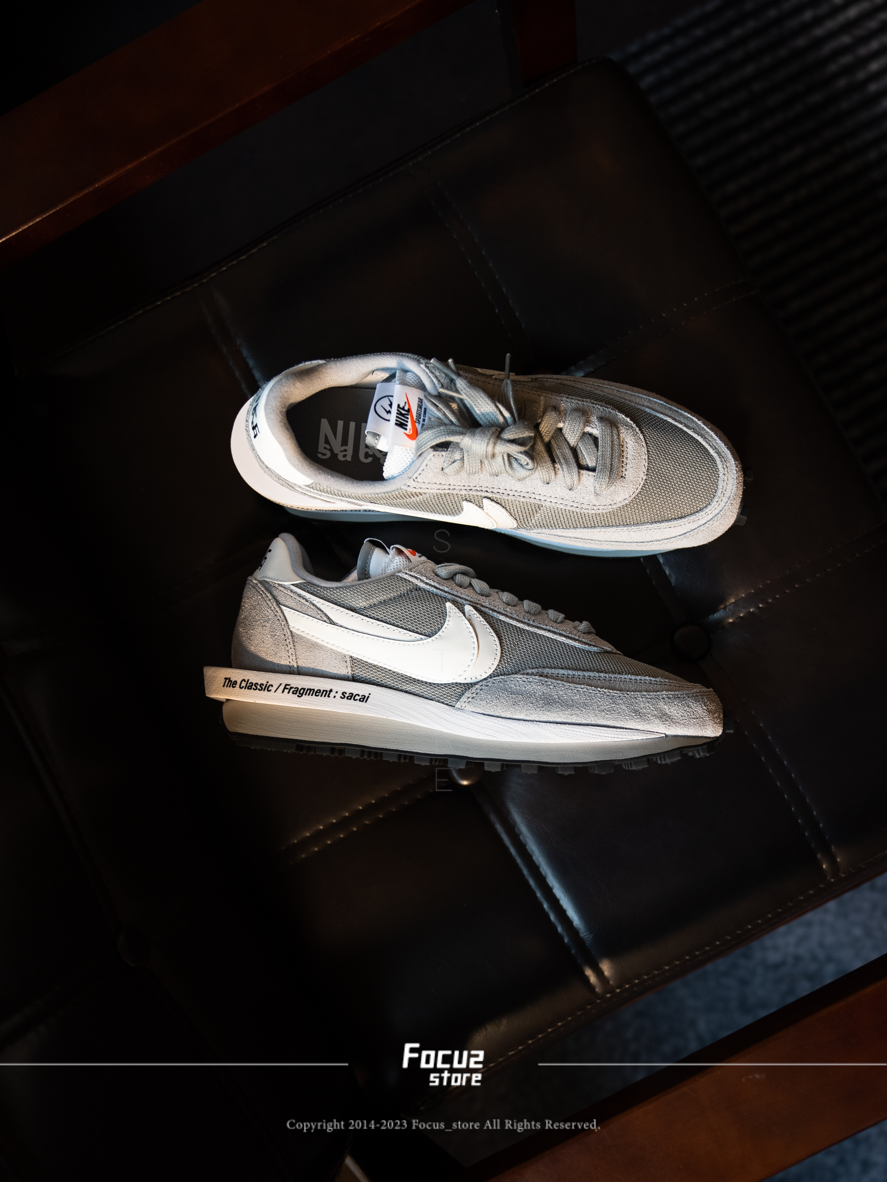 【Focus Store】部分現貨 Fragment Design x sacai x LDV Waffle 'Light Smoke Grey' 藤原浩 DH2684-001