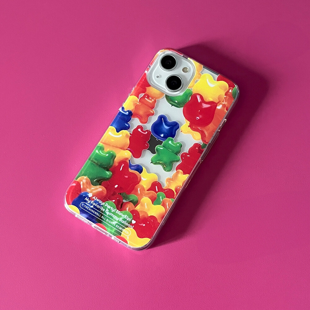 THE NINE MALL - gummy balloon party 透明軟殼