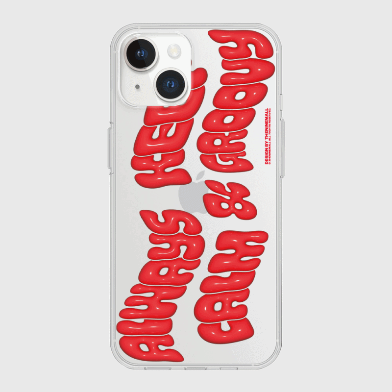 THE NINE MALL -calm and groovy透明軟殼