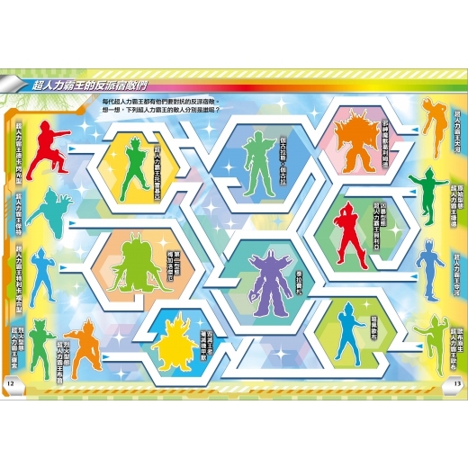 《 超人力霸王 》 超人力霸王 英雄戰士貼貼書