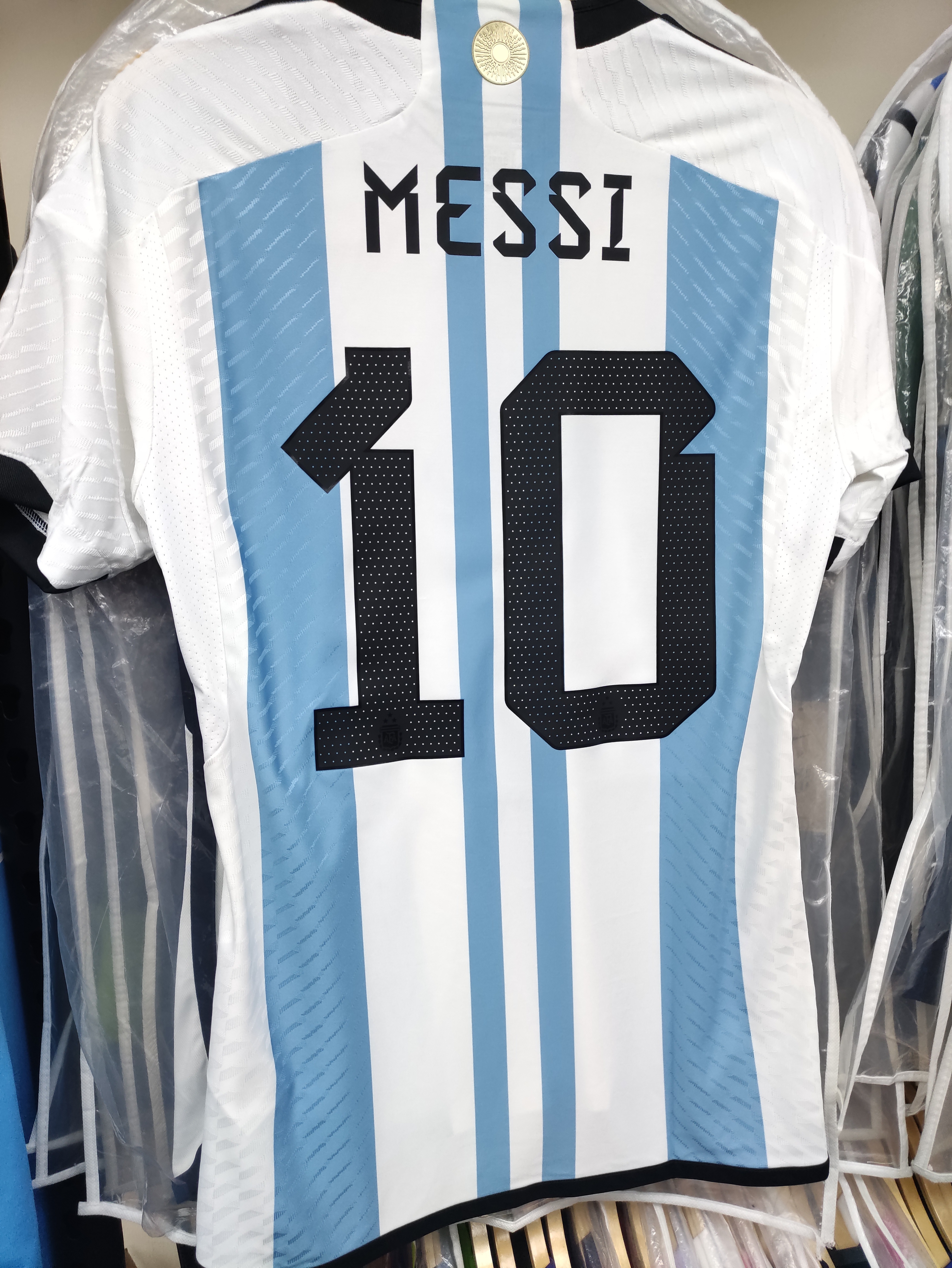 2023阿根廷國家隊三星版本主場美斯球員版球衣