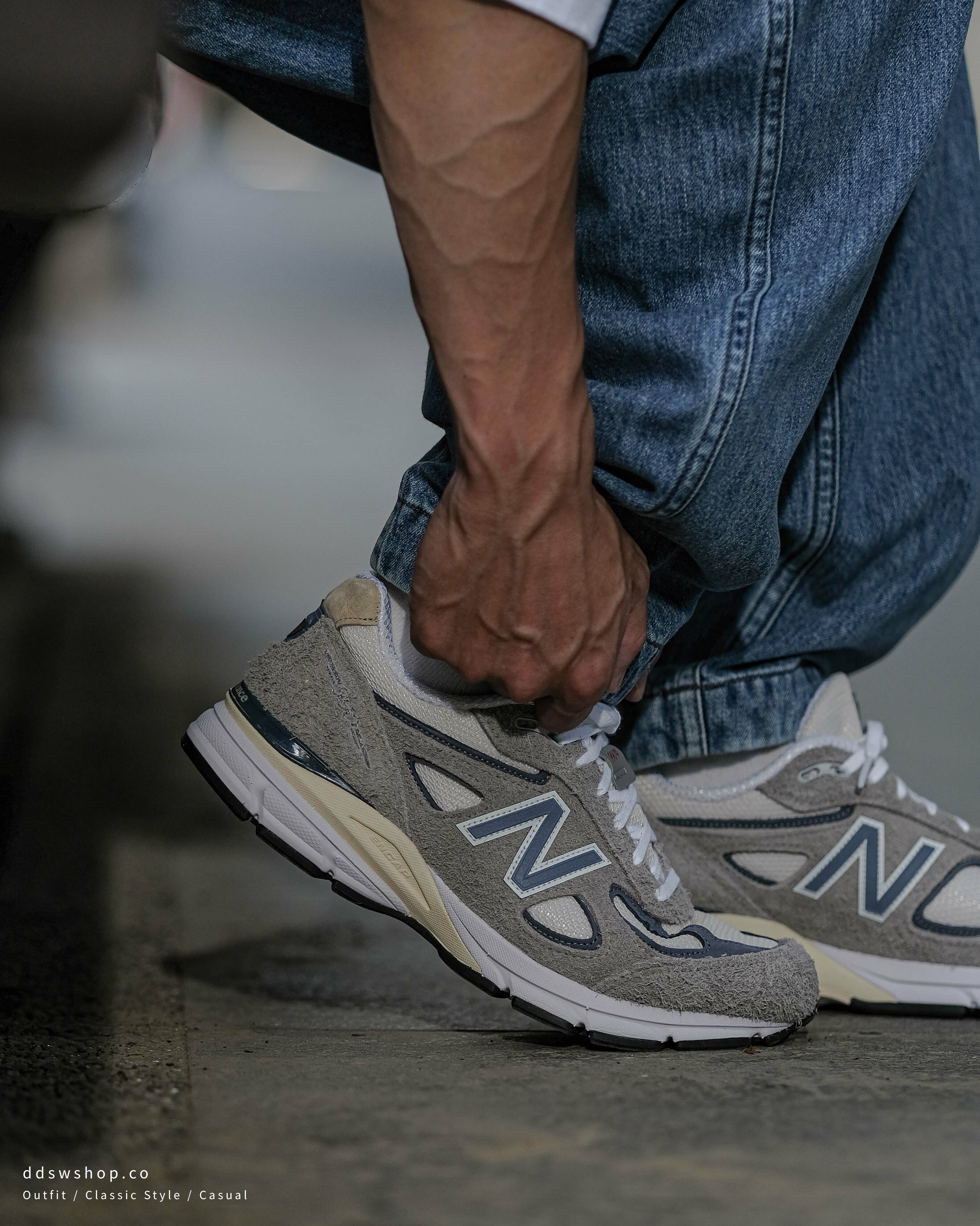 New Balance 990 v4 Grey/Navy USA 灰色 美製 海軍藍灰 U990TA4