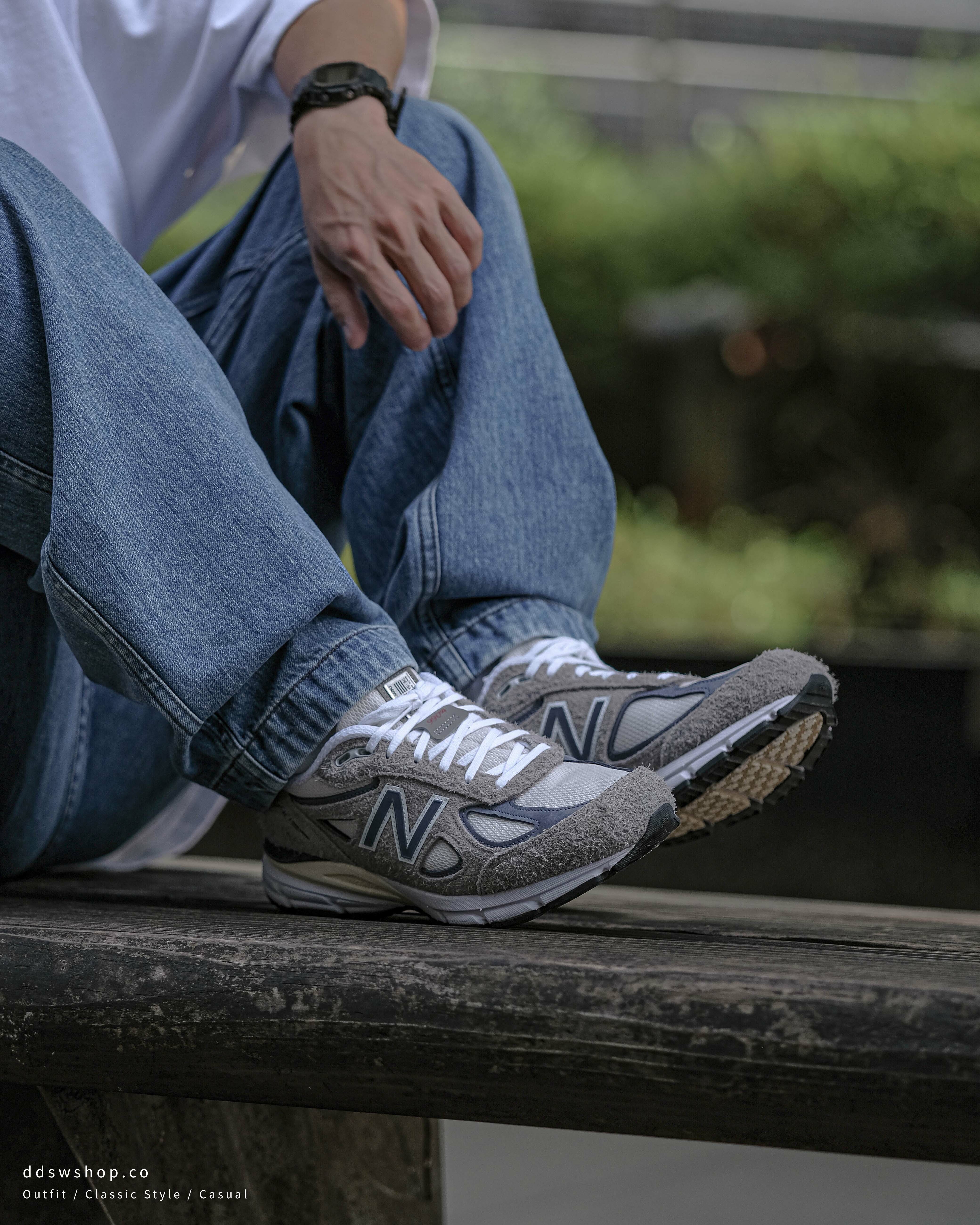 New Balance 990 v4 Grey/Navy USA 灰色美製海軍藍灰U990TA4