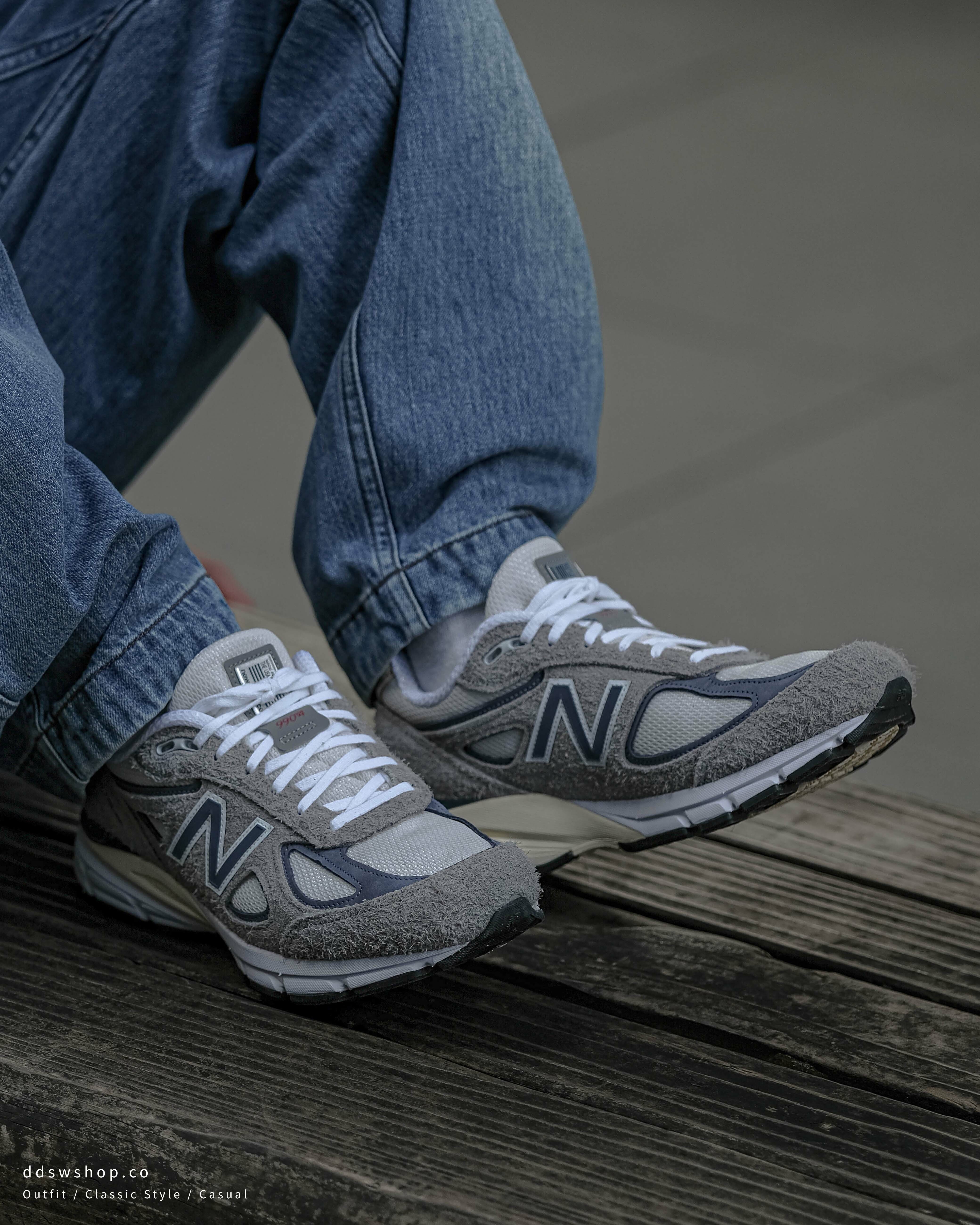 New Balance 990 v4 Grey/Navy USA 灰色美製海軍藍灰U990TA4