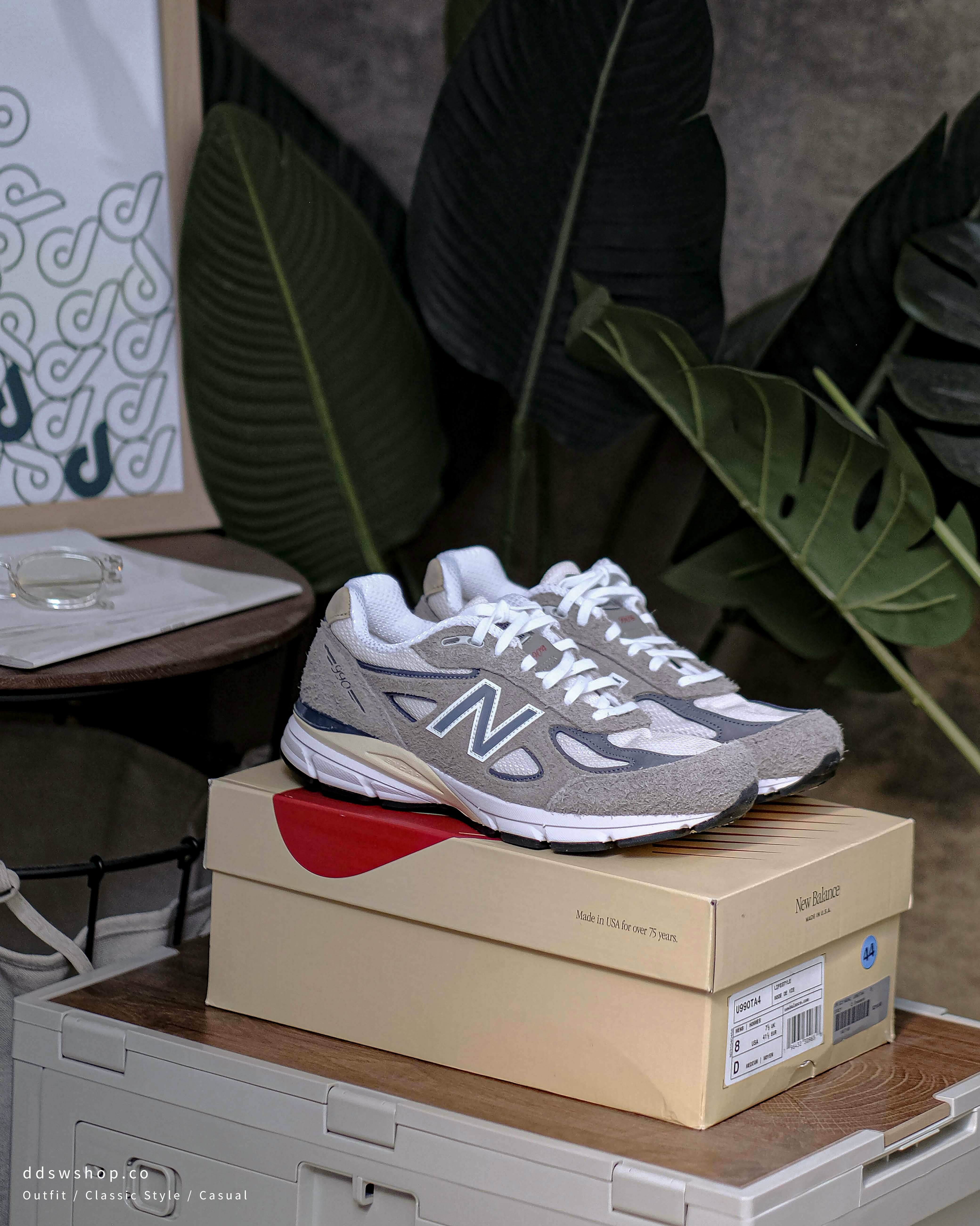 New Balance 990 v4 Grey/Navy USA 灰色美製海軍藍灰U990TA4