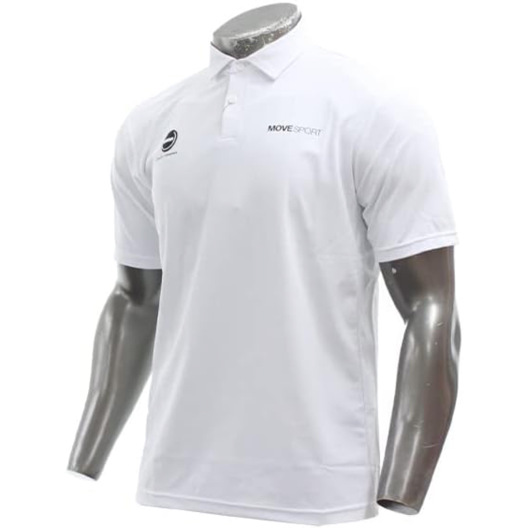 【💥日本直送】DESCENTE polo衫 運動上衣 短袖襯衫 彈力 吸汗 速乾 男士 白色