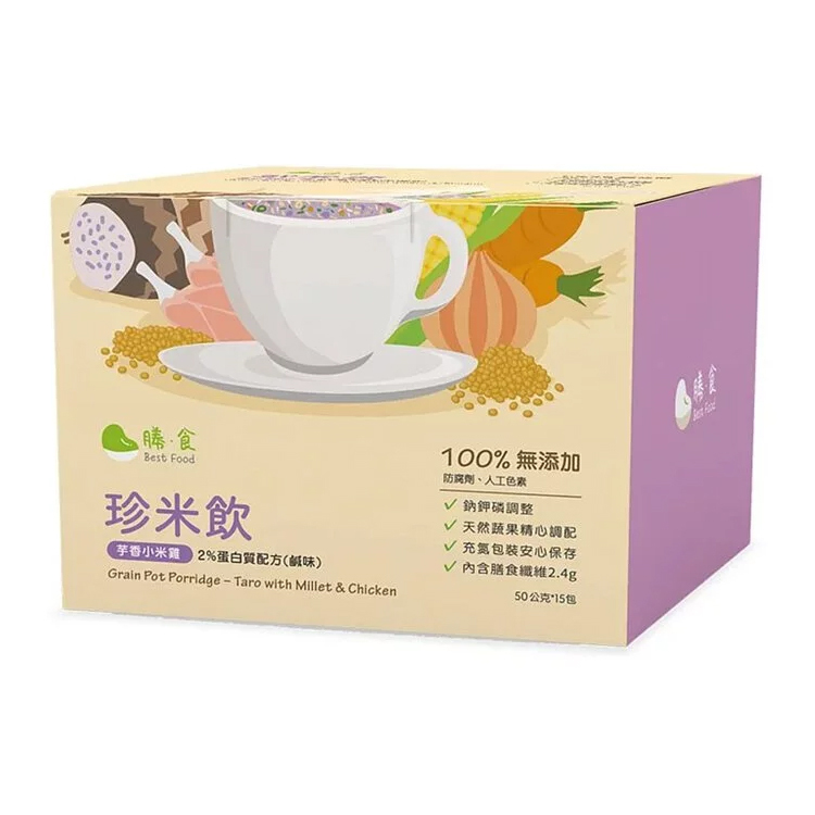 勝食 珍米飲-芋香小米雞口味 15包/盒