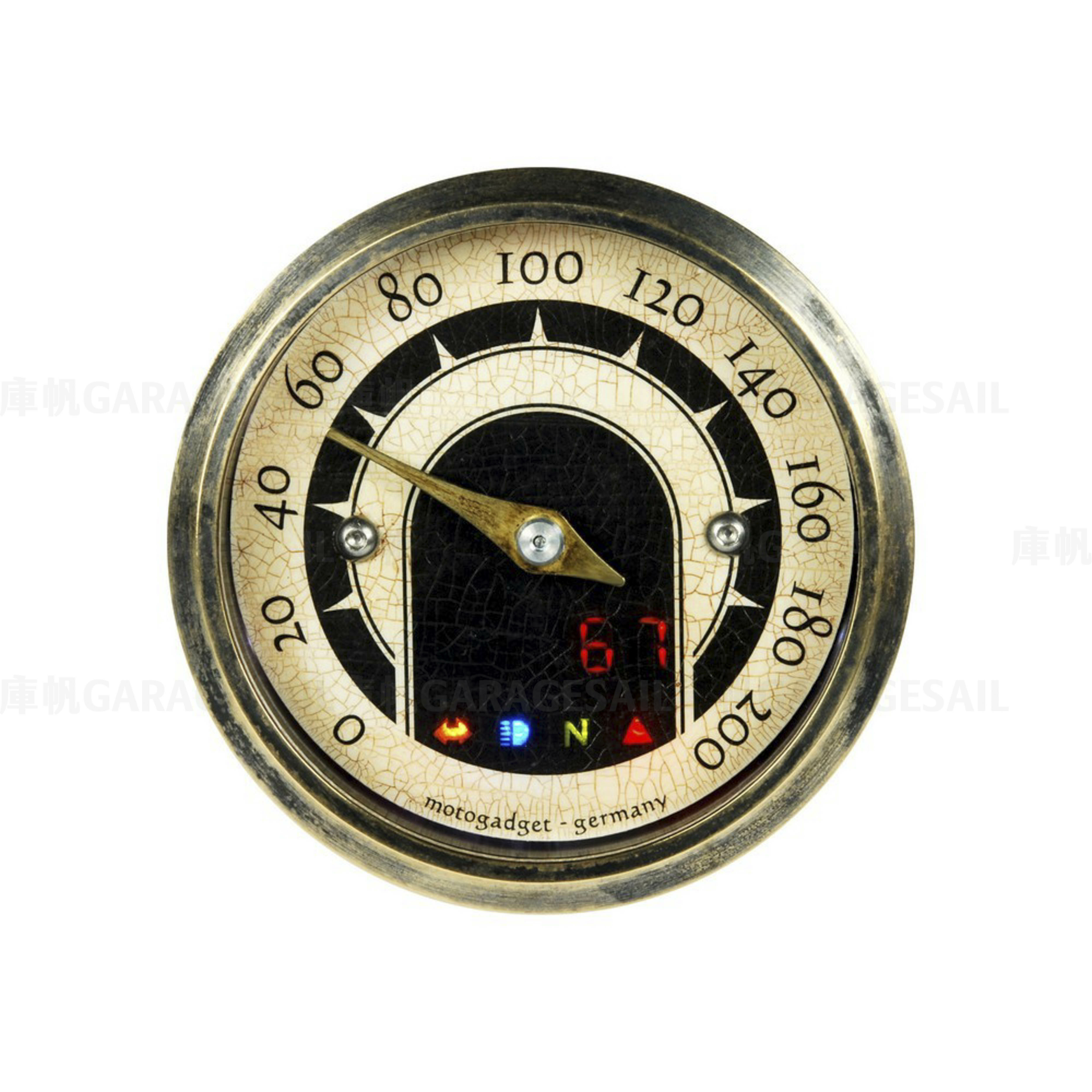 Motogadget 指針 時速表 49mm Vintage