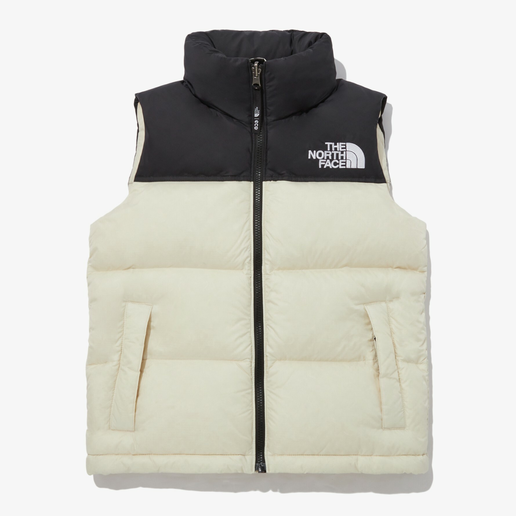 THE NORTH FACE 白標 女1996 ECO NUPTSE 連帽 羽絨 背心 NV1DP80