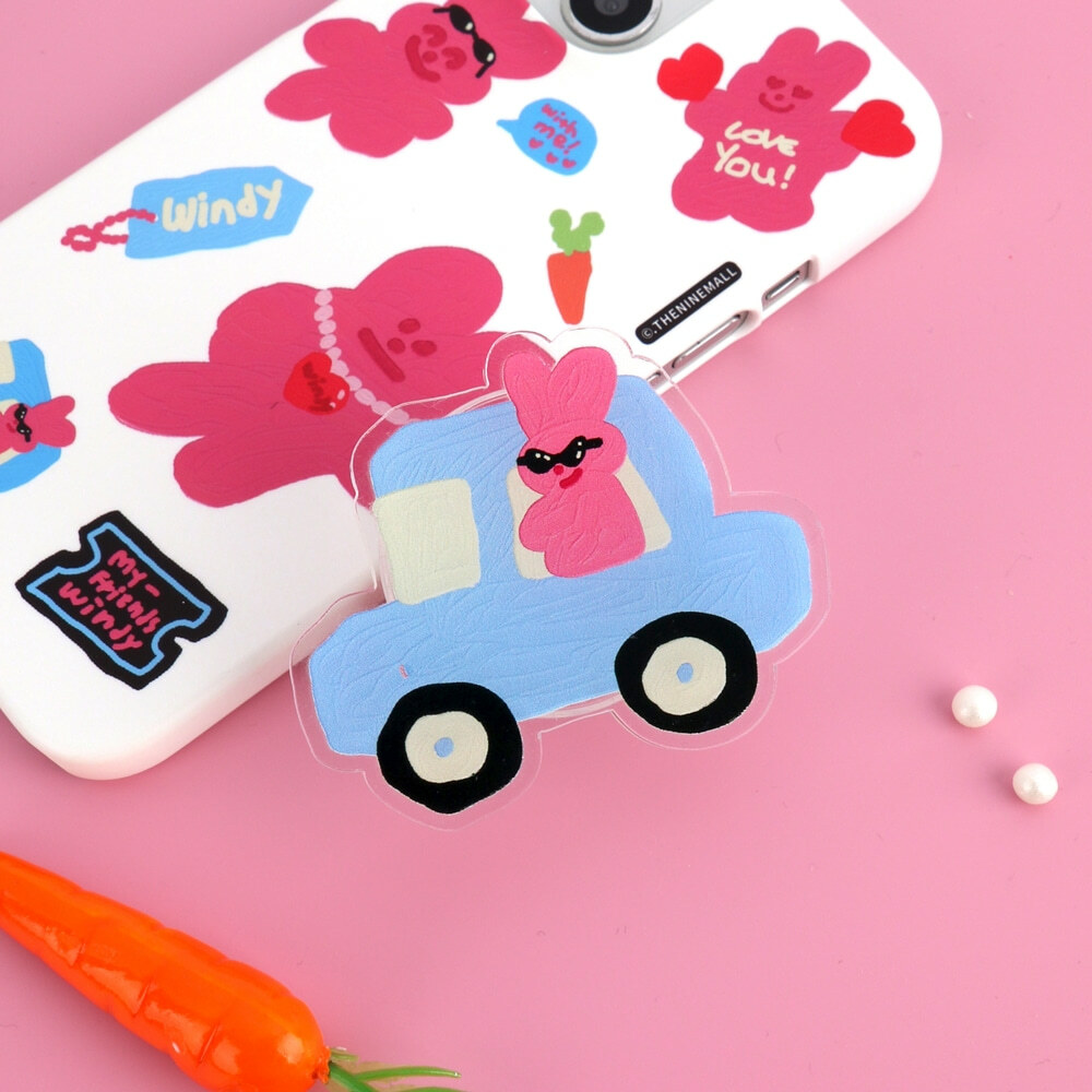 THE NINE MALL - windy painting sticker 硬殼