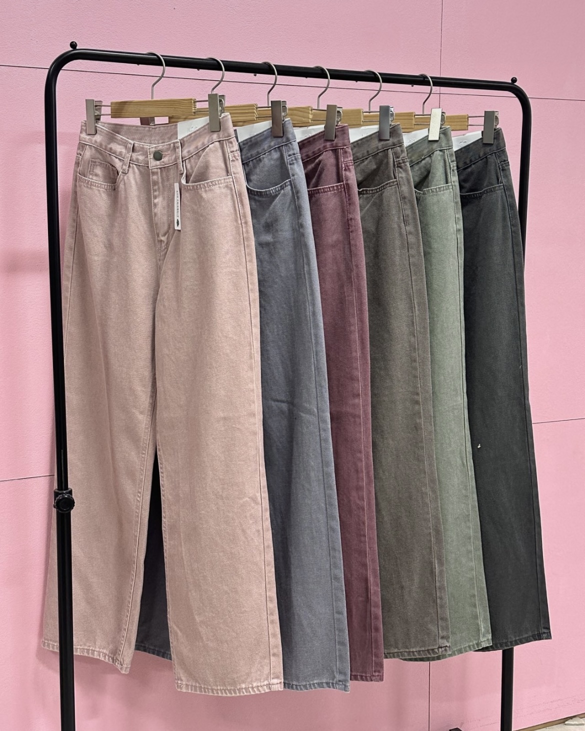 韓國製🇰🇷PT60 Pigment Long Wide Denim