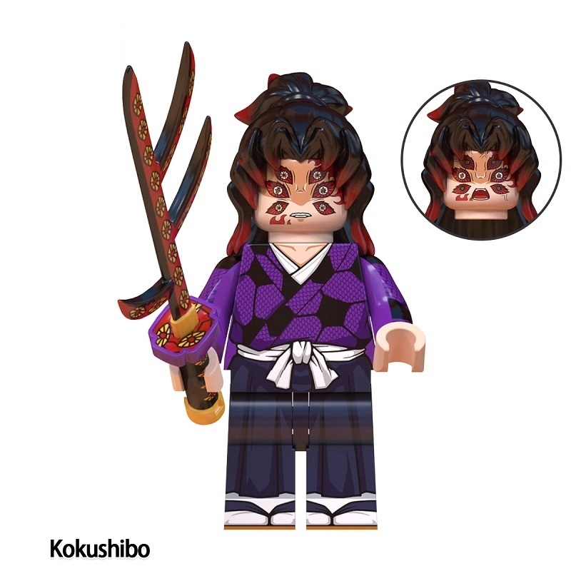 Kokushibo Demon Slayer Minifigs Fit Lego WM2348