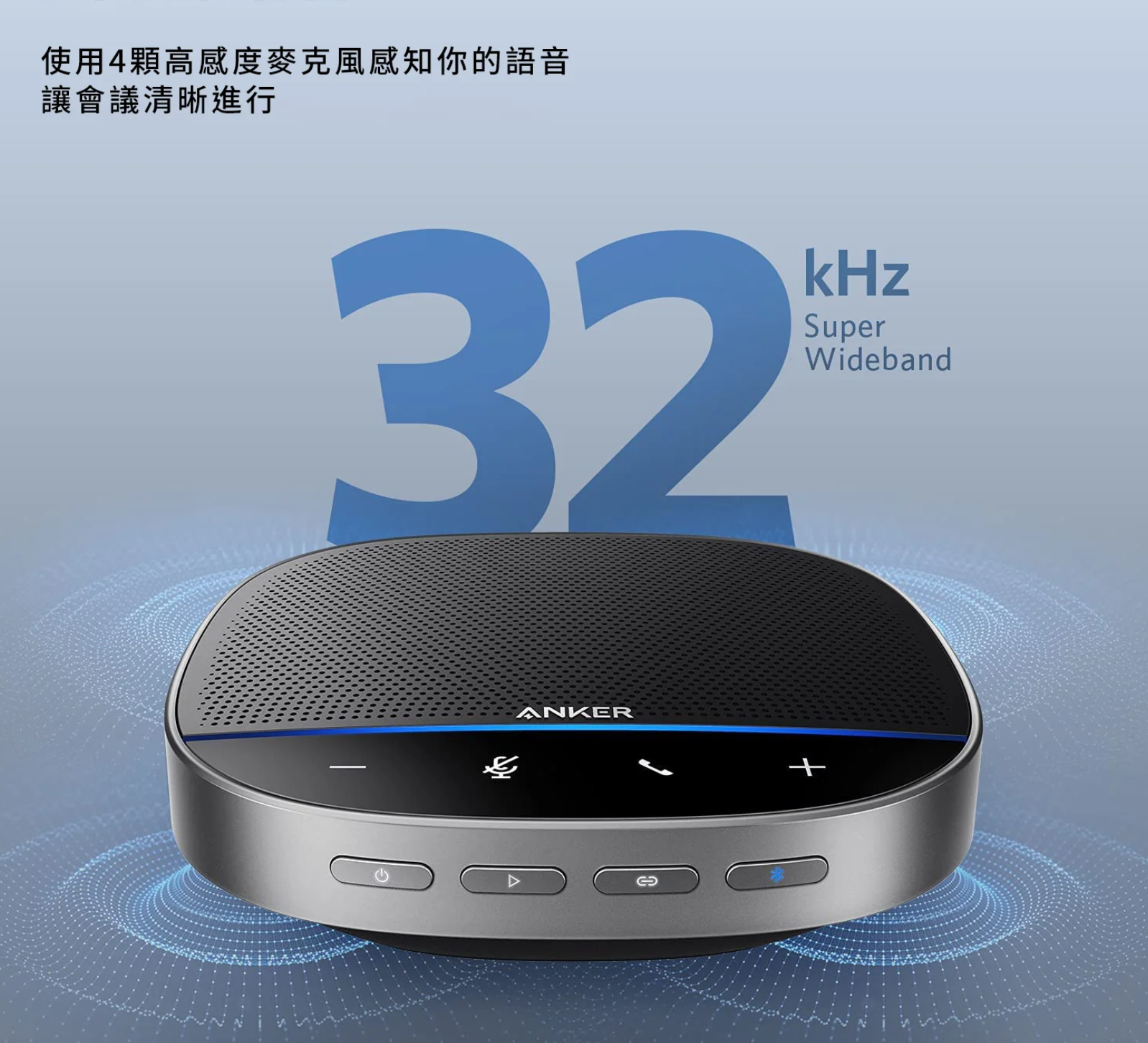 Anker PowerConf S500 藍牙喇叭揚聲器