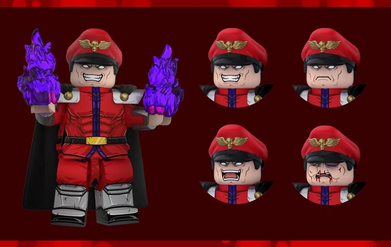 [MH x Life Brick][In Stock] Street Fighter - M. Baison [UVprinted]