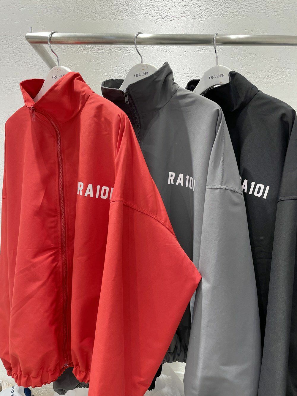 企領英文字拉鍊外套 10.GVTY-0036JK