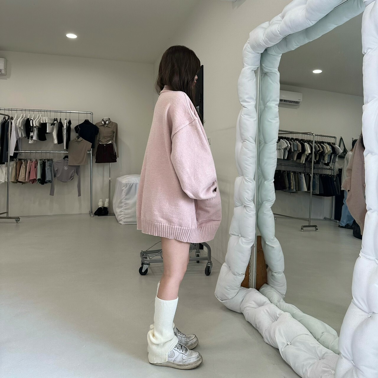 MMB慵懶滿分厚磅針織外套