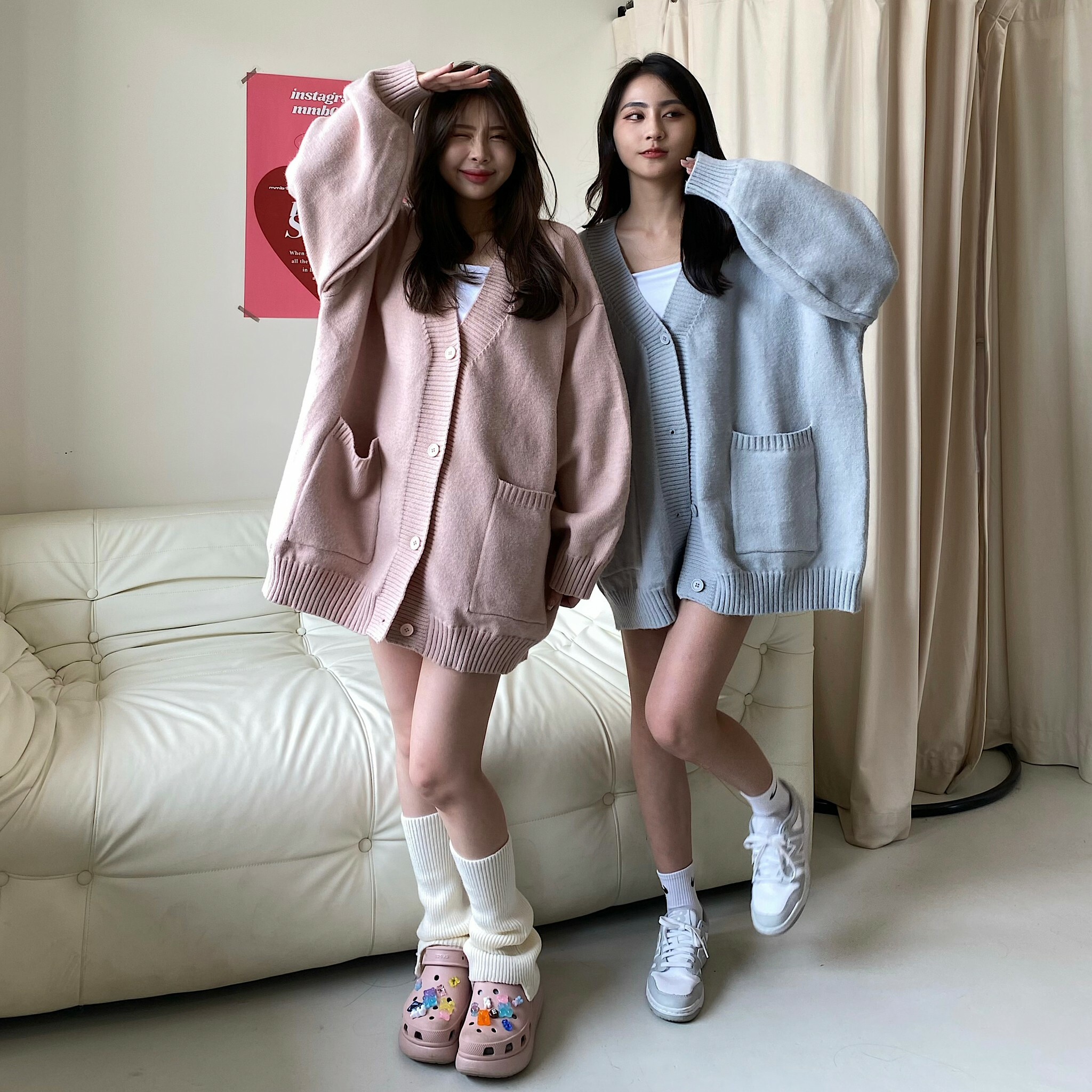 MMB慵懶滿分厚磅針織外套