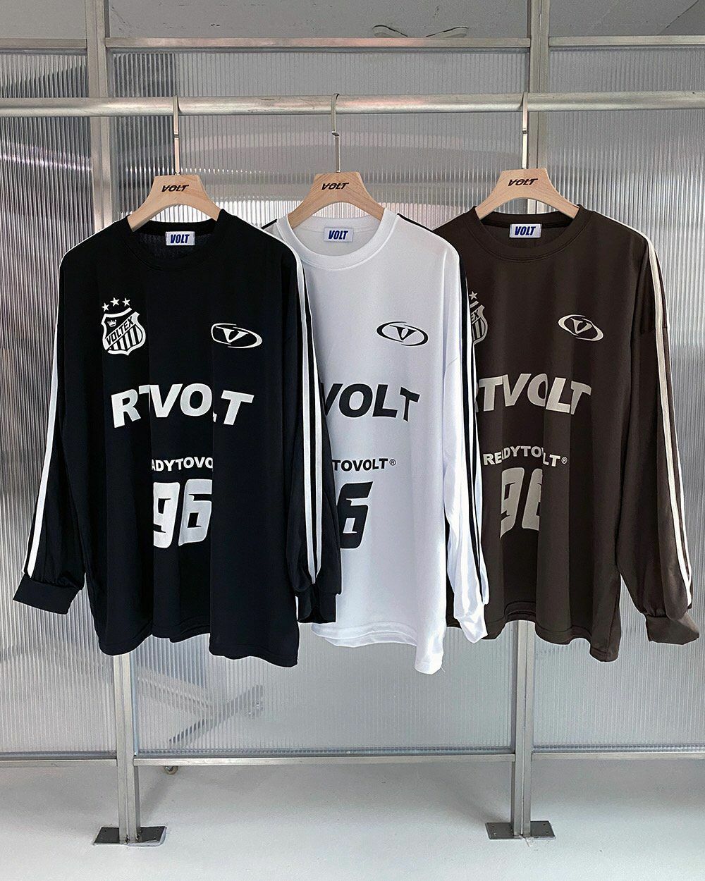 96數字長袖衫 VOLT-018T