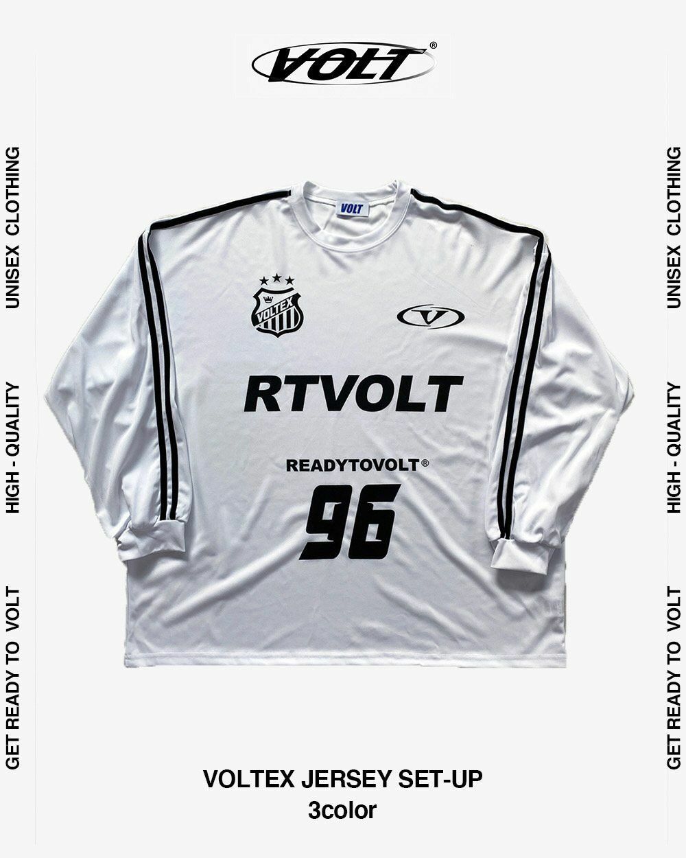 96數字長袖衫 VOLT-018T