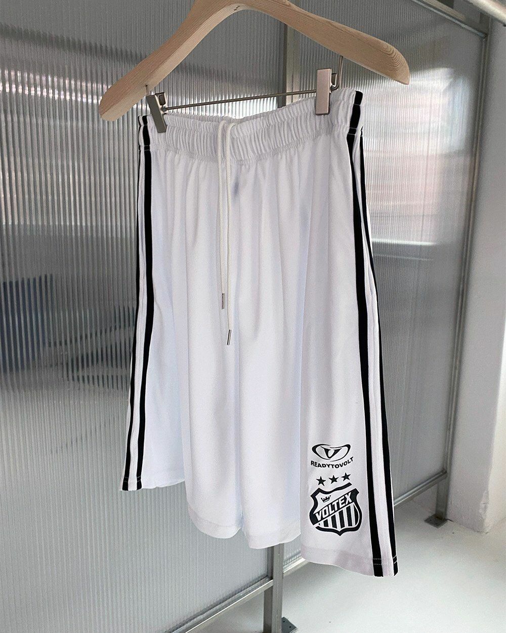 英文字圖案短褲 VOLT-019P