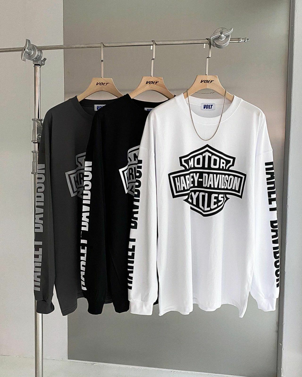 Harley Davidson長袖衫 VOLT-021T