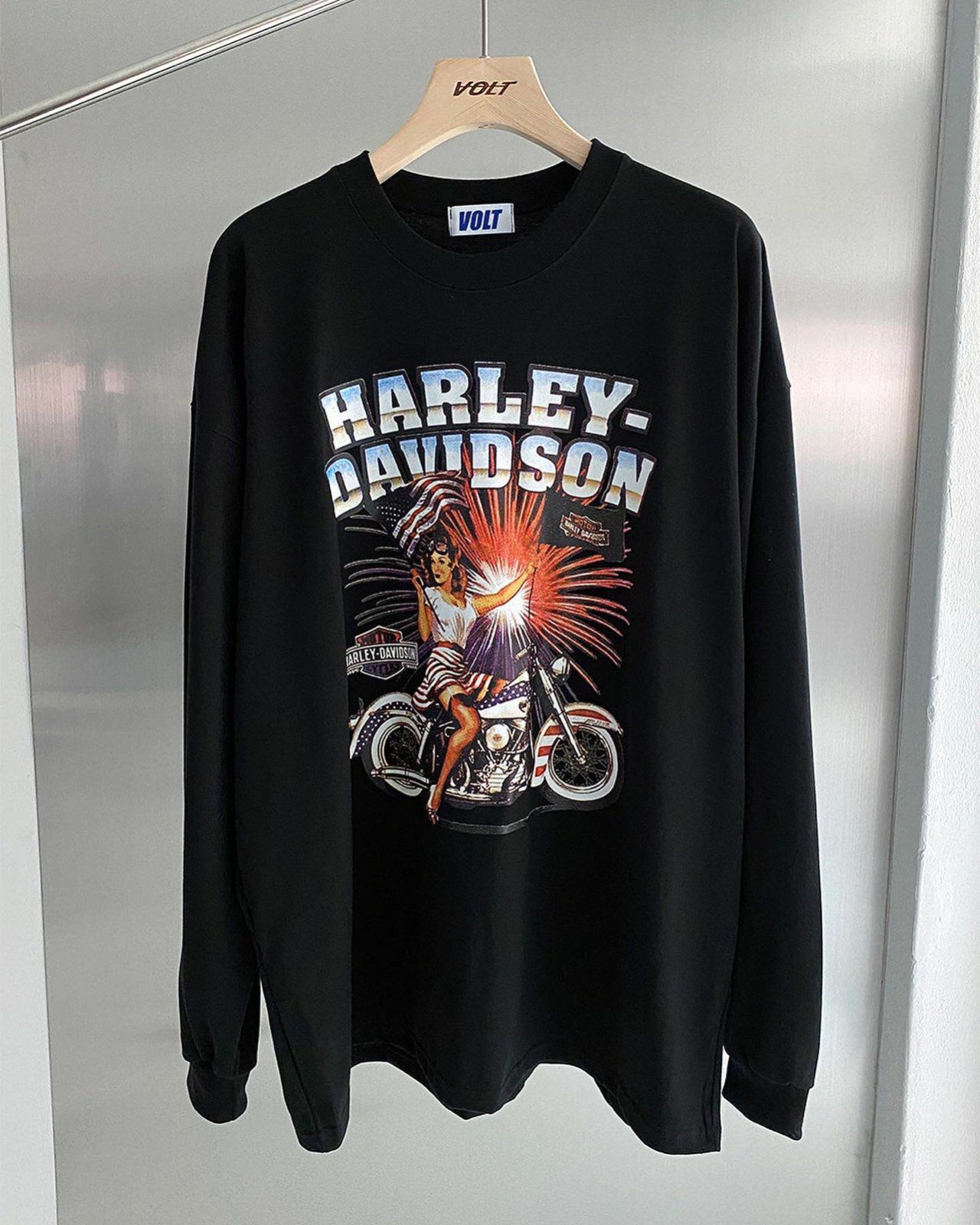 Harley Davidson圖案長袖衫 VOLT-022T