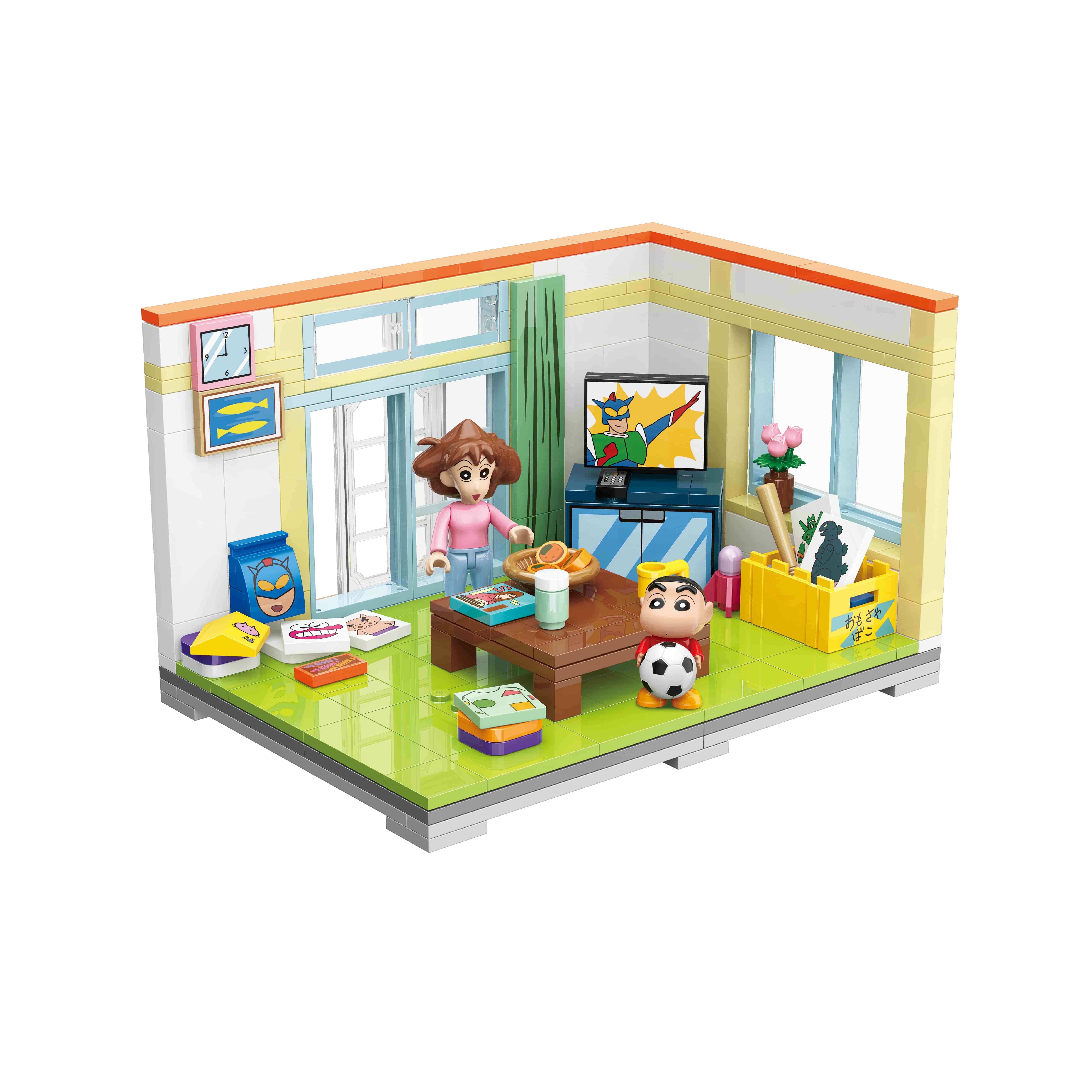 蠟筆小新 客廳造型積木