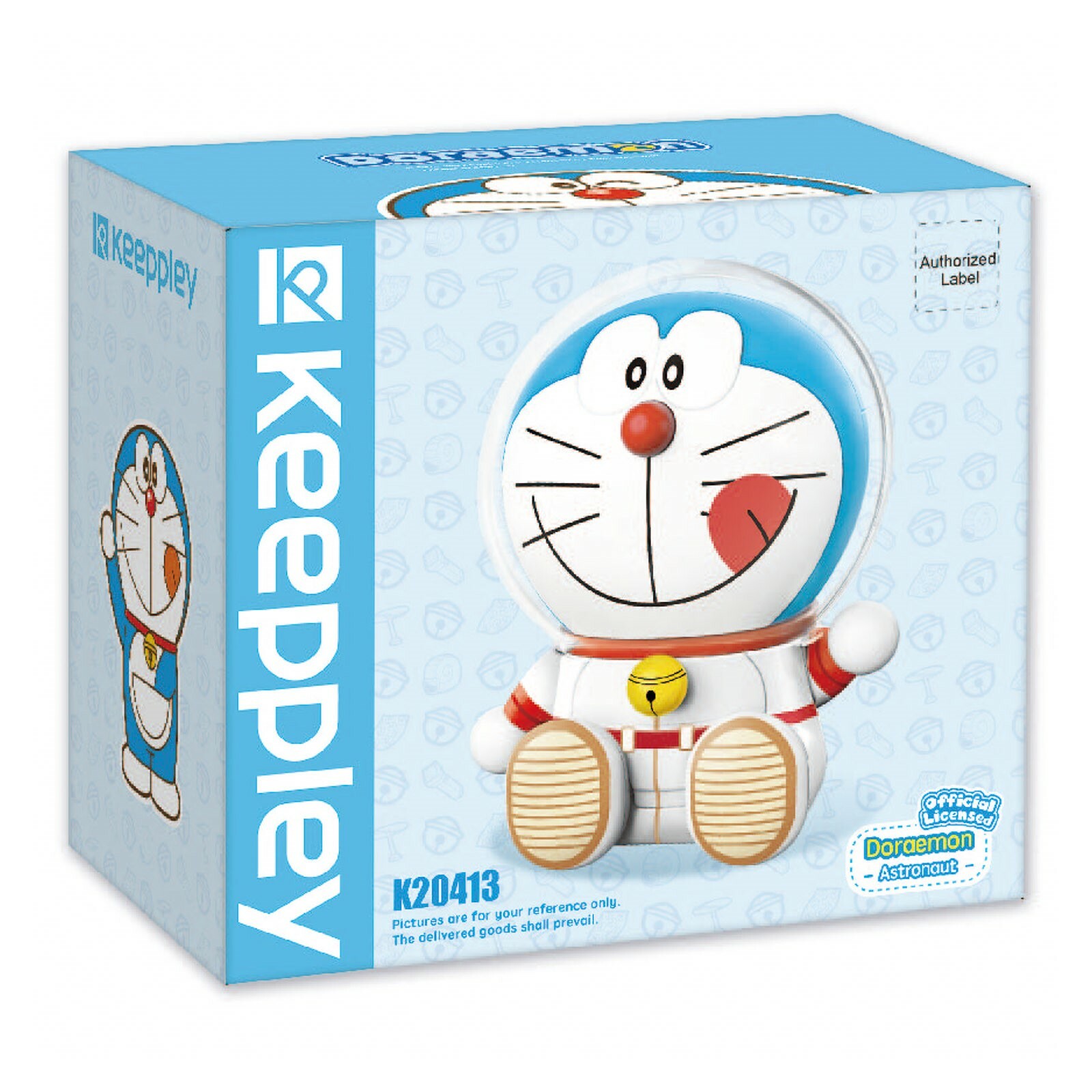 多啦A夢 太空人圓頭造型積木