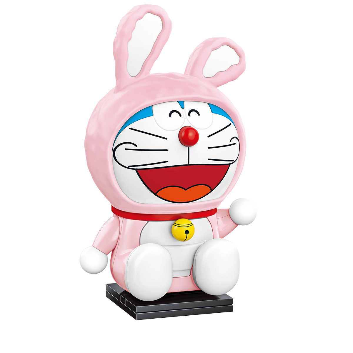 多啦A夢 兔子圓頭造型積木