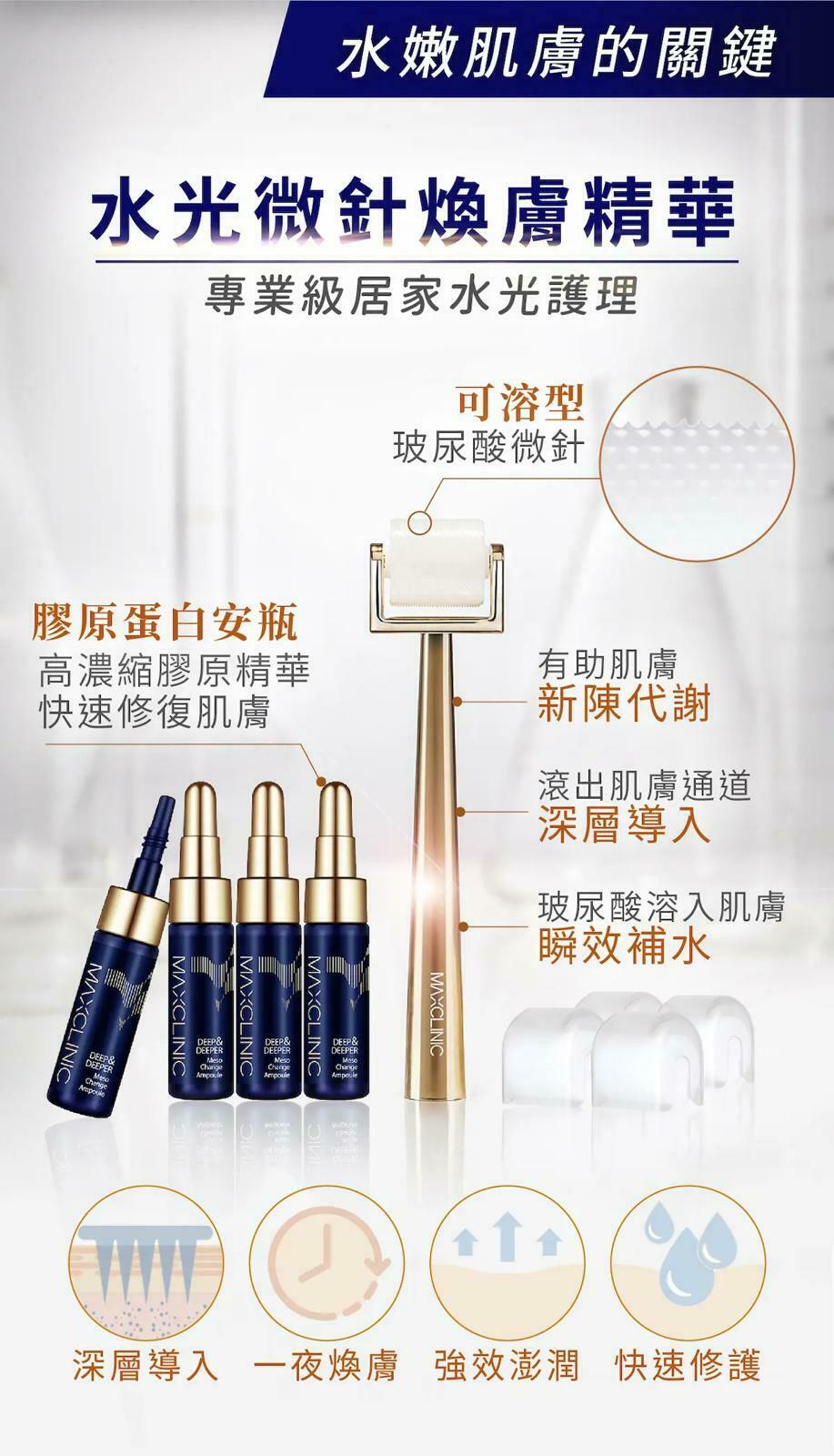 韓國 Max Clinic 專利玻尿酸溶解微針｜抗衰老｜極低痛感【10/19 截單，預計 :10月尾至11月中發貨】】