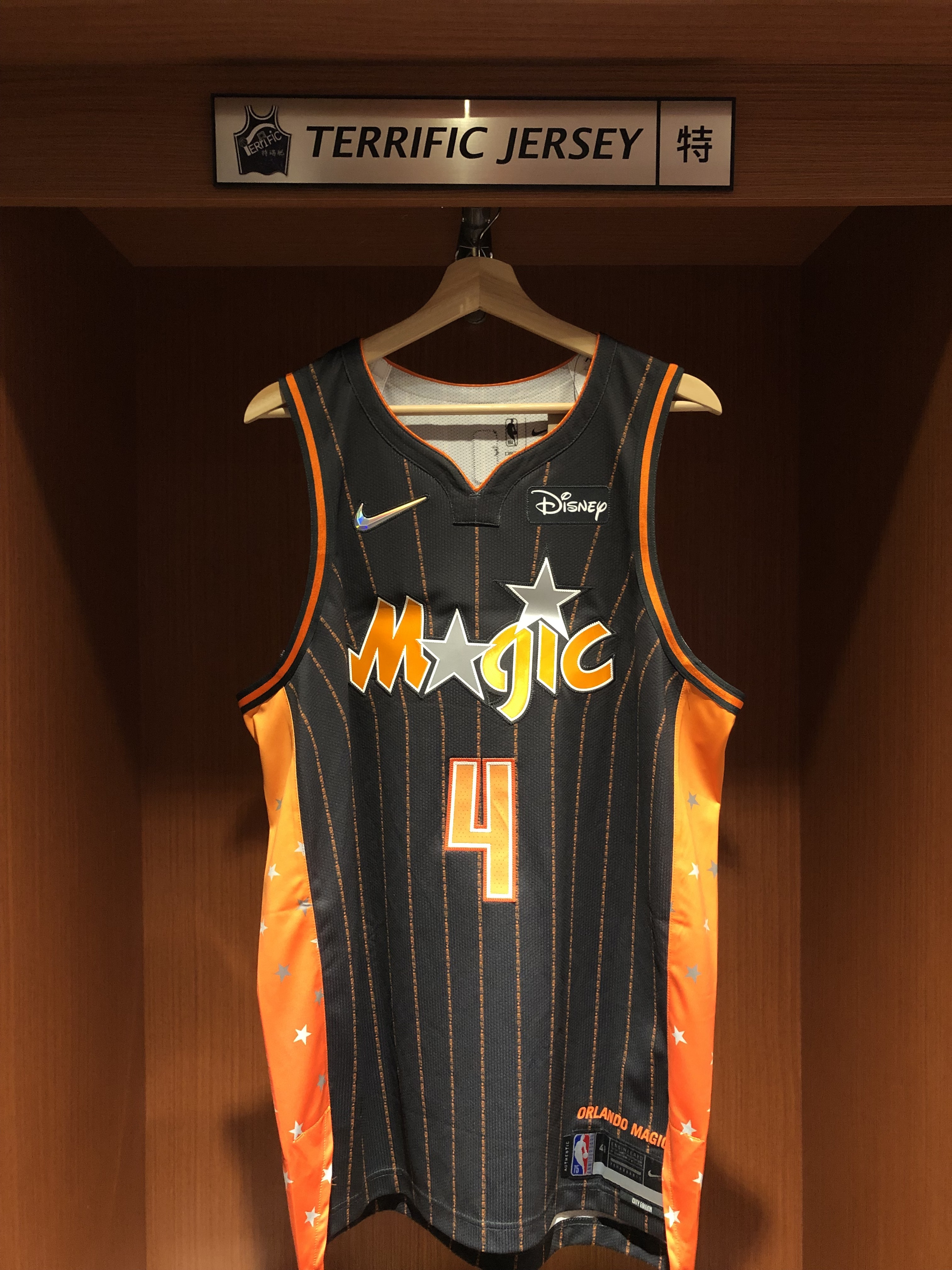 NBA球衣 親簽含認證 Jalen Suggs 奧蘭多魔術城市 75周年 鑽石標 City Nike Authentic 球員版 電繡 含贊助商標 Fanatics 官方雷射編號 全新