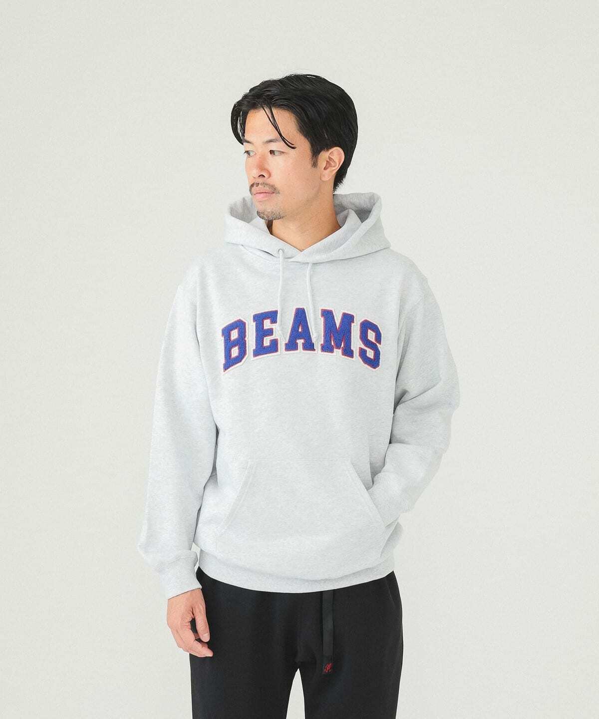BEAMS / BEAMS LOGO BASIC HOODIES