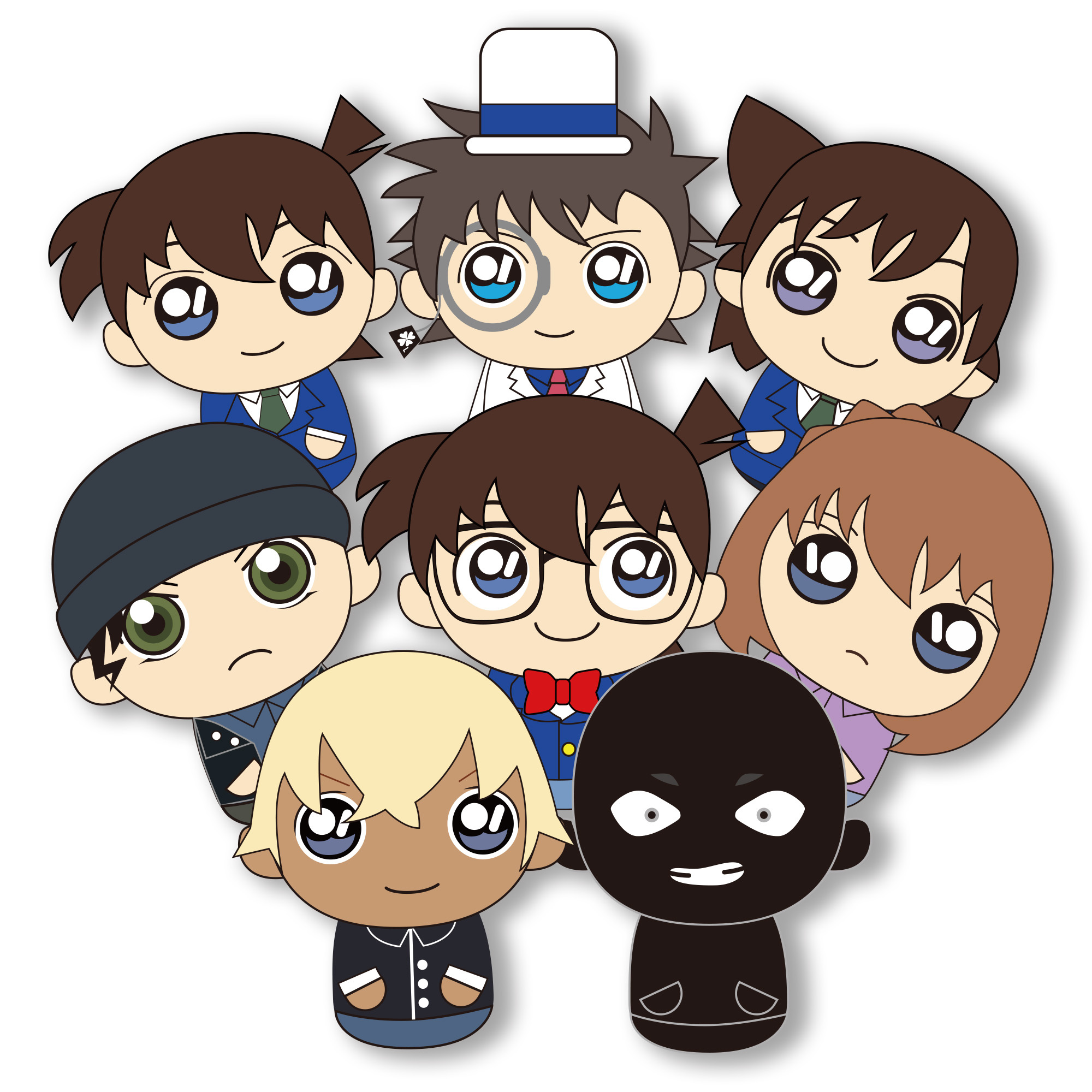 名偵探柯南絨毛吊飾(共9款) 隨機