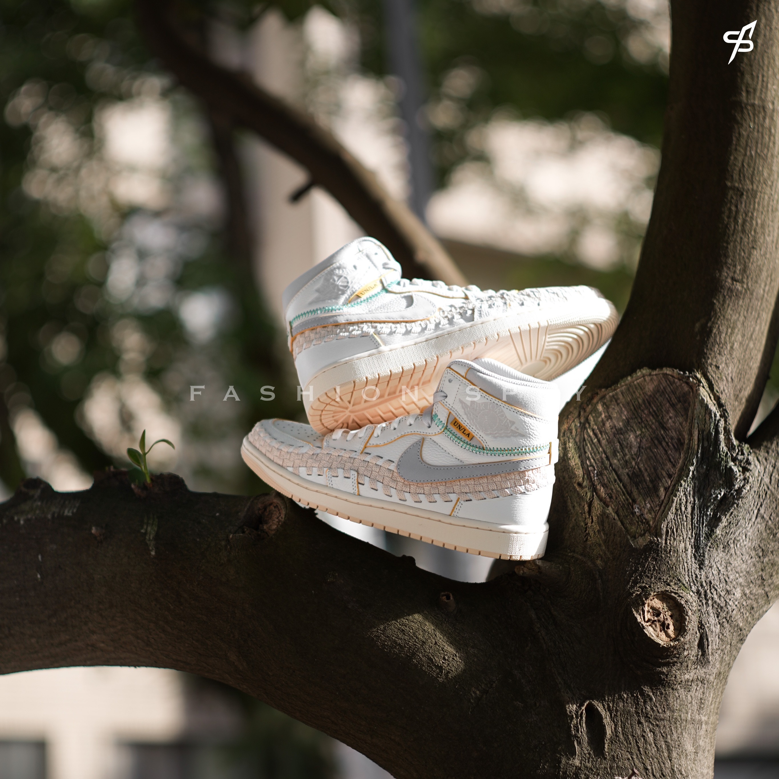 Union x Bephies Beauty Supply x Air Jordan 1 high OG "Summer 96" 白灰 編織 奶油底  FD2565-100