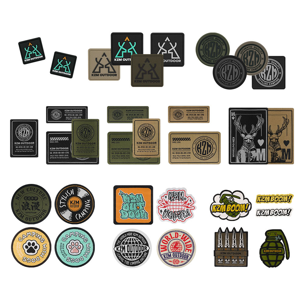 KZM 徽章 橡膠徽章 不織布章 臂章 布章 刺繡布章 魔鬼氈