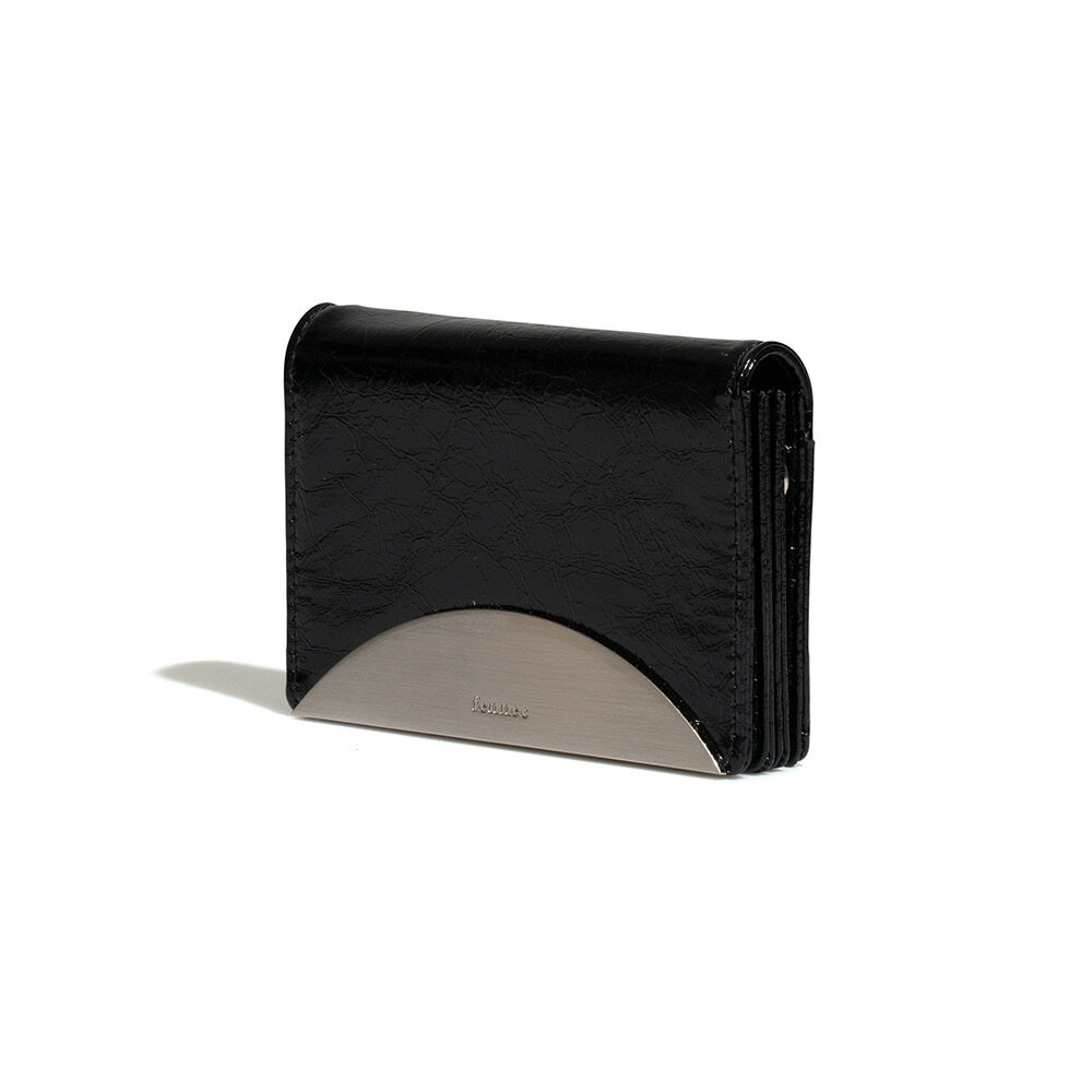 fennec - CRINKLE MOONRISE POCKET D - BLACK