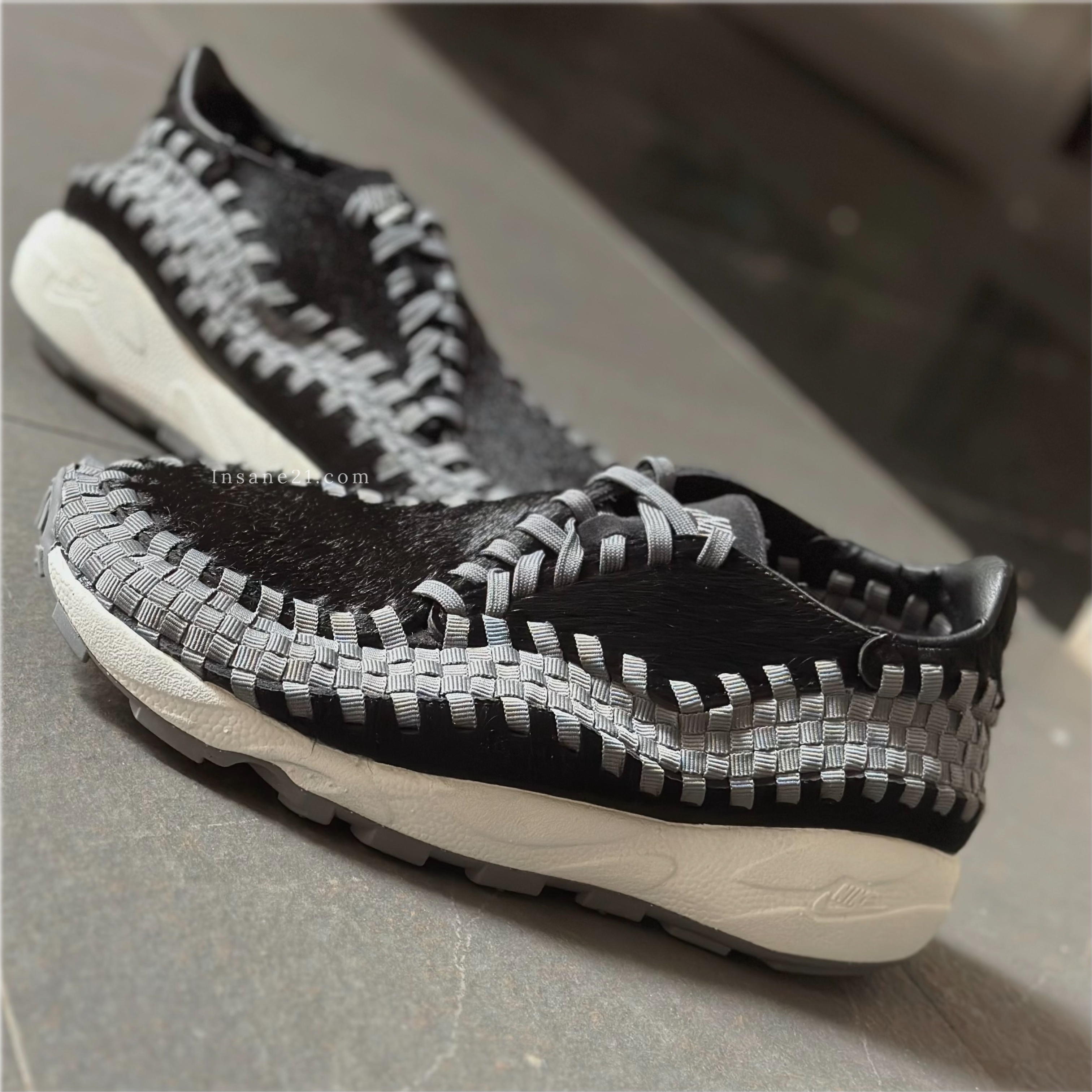 NIKE WMNS AIR FOOTSCAPE WOVEN 黑灰 編織鞋 FB1959-001