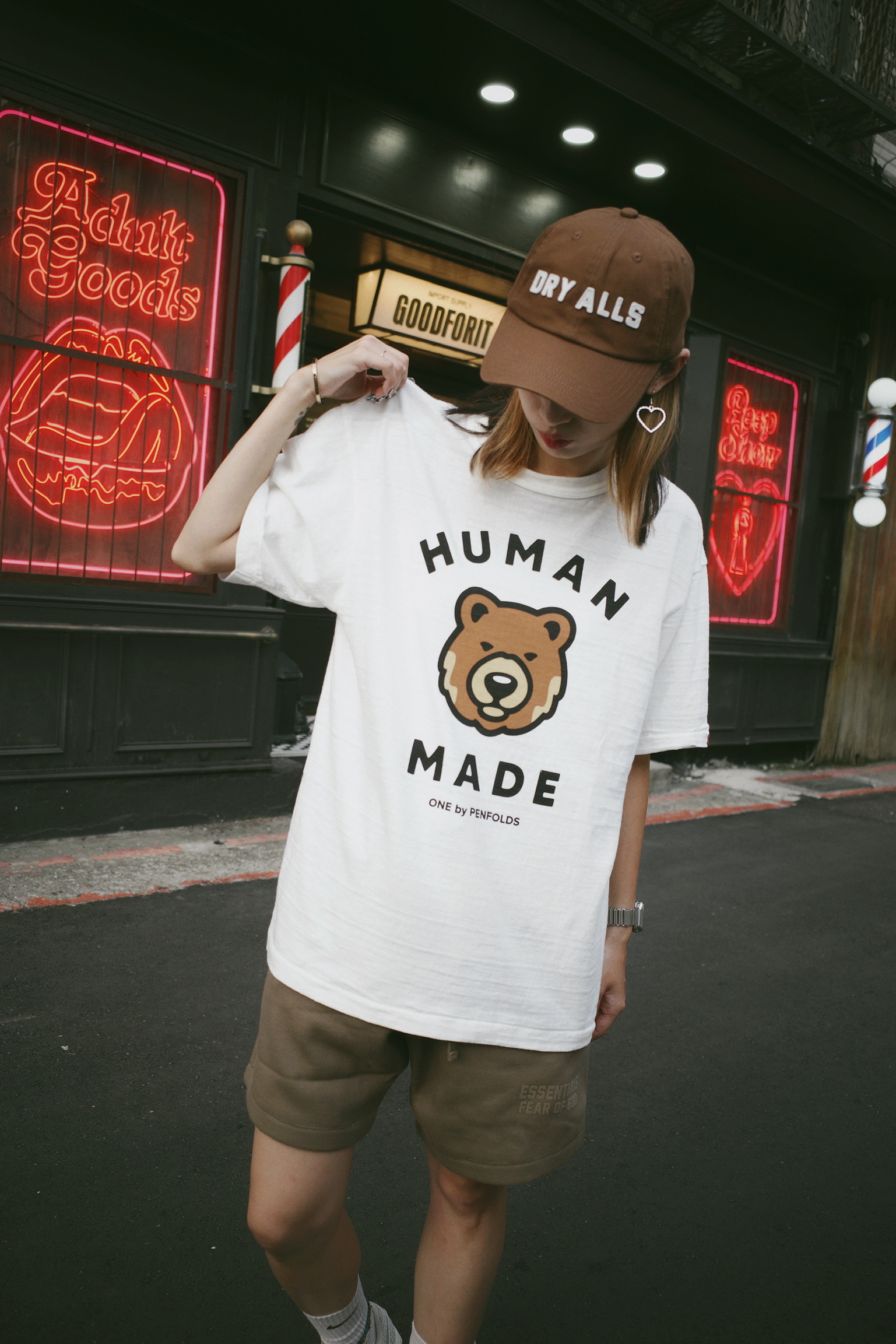 HUMAN MADE ONE BY PENFOLDS BEAR T-SHIRT - Tシャツ/カットソー(半袖