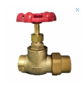 "TYT"單銀焊皮心水錶掣3/4"焊X1/2"內牙-[636-3/4X1/2]